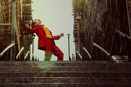 Joaquin Phoenix as Joker in a scene from 
