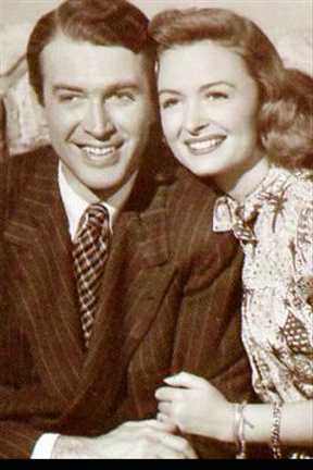 James Stewart and Donna Reed.
